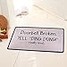 Pinji Funny Doormat Non-Slip Rubber Entrance Mat Floor Mat Rug Indoor/Outdoor/Front Door/Bathroom Mats Personalized Really Loud 23.6(L) x 15.7(W) inch