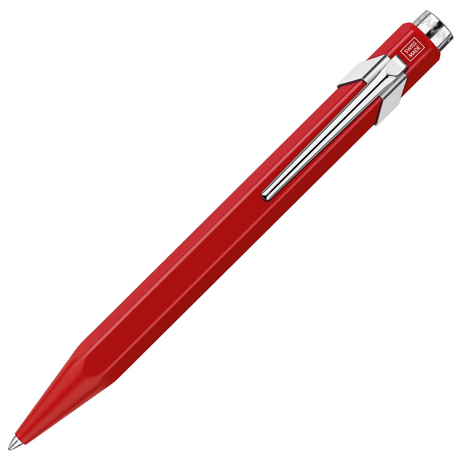 Caran d'Ache Rollerball Pen, 849, Matte Red, Slim Pack
