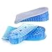 Kalevel 4.5cm 1.8inch Height Half Elevator Insole Silicone Increased Insoles Shoe Pads for Men Women