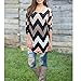 ENJOYNIGHT Women's Casual 3/4 Sleeve Print Tunic Blouses Tops (X-Large, Type1)