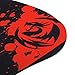 Redragon P020 Gaming Mouse Pad with Wrist Rest Support Memory Foam Wrist Cushion Black Red Thick Version Waterproof Pixel-Perfect Accuracy Optimized for All Computer Mouse Sensitivity MMO Sensors