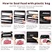 Vacuum Sealer Machine, ABOX Automatic Food Vacuum Sealer,with Roll and Bags Starter Kit,Commercial Use