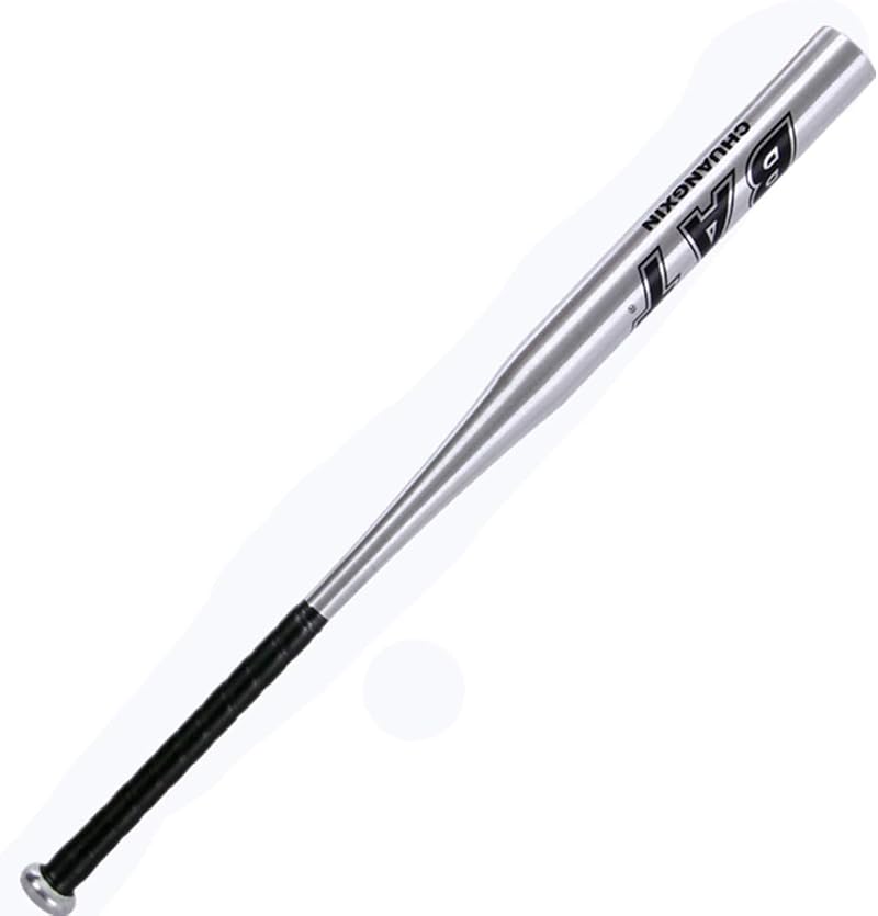 BigTree 34 Inch Aluminium Baseball Bat Silver Anti-Slip Handle Training