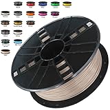 Melca 1.75 3D Printer Filament PLA 1kg +/- 0.03mm, Eggshell/Cream/Ivory (#E6D690)