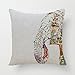 SLS Cotton Linen Decorative Throw Pillow Case Cushion Cover Elephant Trunk 18