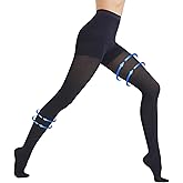 Extra Wide 4XL Medical Compression Pantyhose for Women & Men, Closed Toe 15-20 mmHg Graduated Compression Stockings Waist High Support Leggings, Support Hose for Edema, Post Surgery,During Pregnancy