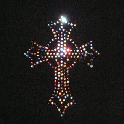 Multi Cross Iron On Rhinestone Crystal Transfer by JCS Rhinestones