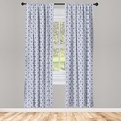 Lunarable Flower Curtains, Small Wild Flowers
