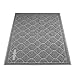 Cat Litter Mat, Cat Box Mat - Extra Large Cat Track Mat Best Litter Mats for Cats Kitty Litter Boxes, No BPA (Gray) primary