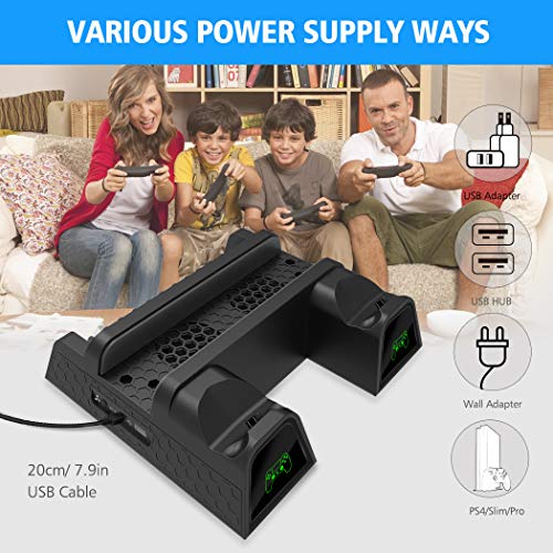 OIVO PS4 Cooling Stand with Controller Charger - Image 7