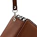 BTSKY PU Leather Colored Pencil Case with Compartments-72 Slots Handy Pencil Bags Large for Watercolor Pencils, Gel Pens and Ordinary Pencils (Brown)