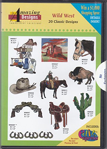 Wild West Machine Embroidery Designs