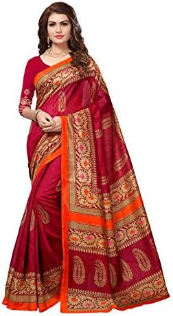 Reeva Trendz Women's Pure Silk Bhagalpuri Saree
