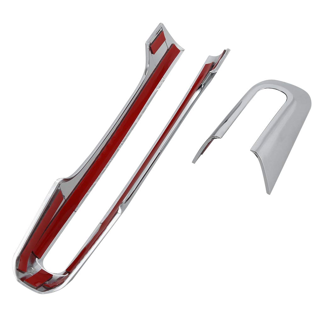 KIMISS 8 unids/set Chrome Plate Car Exterior Door Handle Frame Cover