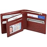 Access Denied Men's RFID Leather Wallet Stops Electronic Pick Pocketing
