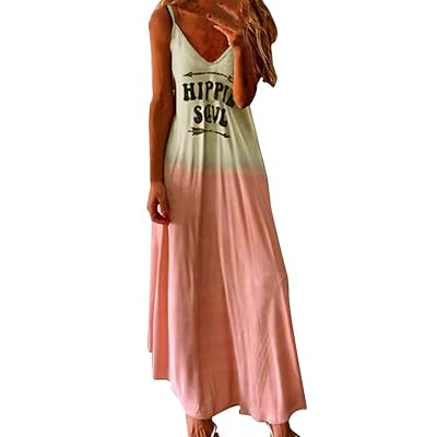 NANTE Women's Sleeveless Maxi Dress with Gradual Nigeria Ubuy