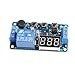 Diymore 12V LED Display Programmable Digital Readout Multi-function Delayed Timer Relay Module with Car Buzzer (3 buttons)