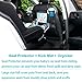 Ylife Car Seat Protector + Kick Mat Auto Seat Back Protector, Thicker Padding XL Size Car Seat Cover Pad, Waterproof Seat Guardian Kick Protector with Organizer Pockets
