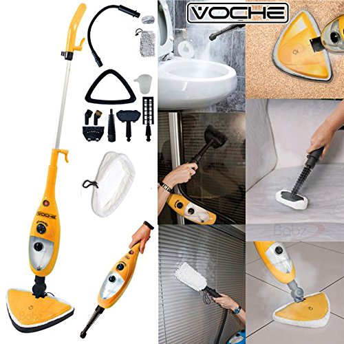 Voche® 1300W 12in1 Steam Mop with Detachable HandHeld Steam Cleaner