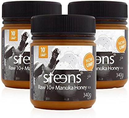 Steens Honey Manuka Honey UMF Certified 10+ (Mgo 263+), 100% Raw Unpasteurized Honey from New Zealand, Pack of 3