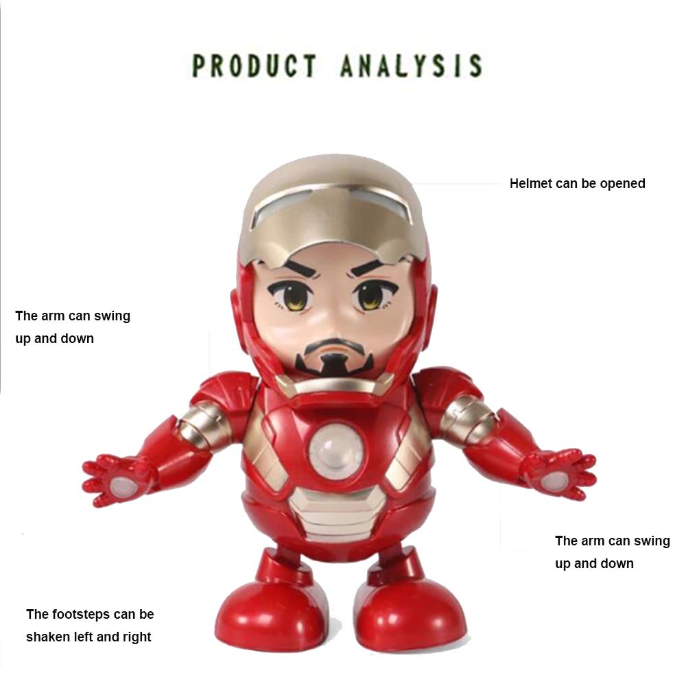 dancing iron man robot