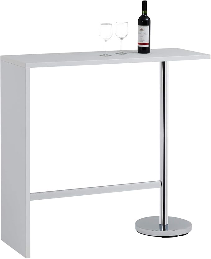 Idimex Ricardo Bar Table Bistro Table Bar Kitchen Bar Table In White Amazon Co Uk Kitchen Home