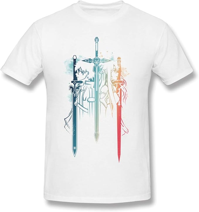 Mens Sword Art Online Short Sleeve TShirts Amazon.ca Clothing