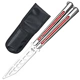 CIMA Butterfly Knife Practice Folding Balisong Dull Pocket Trainer Tool