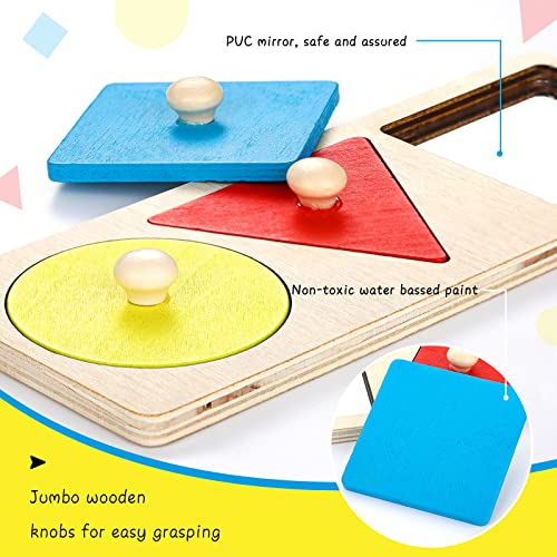 Peekaboo Knob Puzzle Montessori Toy Preschool Learning Material