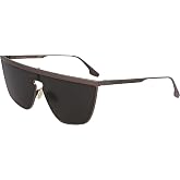 Victoria Beckham Unisex Victoria Beckham Sunglasses, 046 Dark Ruthenium/Grey, 59/20/140