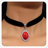 ANGLEQUEEN Western Necklace for Women Country Concert Outfits Black Choker Velvet Victorian Turquoise Choker Necklaces Cowboy Cowgirl Jewelry