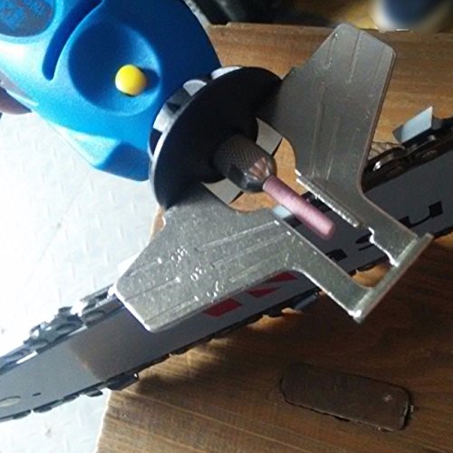 PanelTech 12V DC 55W Electric Chainsaw Sharpener Kit Mini Handheld Portable Sharp Chain Saw Blade Grinder 25000 RPM File Pro Tools Set - Thumbnail 7