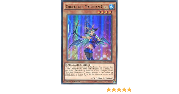 Amazon Com Deckboosters Yugioh Mvp1 En052 1st Ed Chocolate Magician Girl Ultra Rare Card Yu Gi Oh Single Card Toys Games