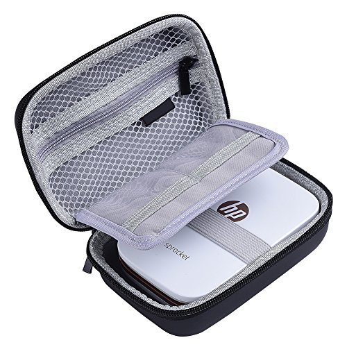 Katia Sprocket Portable Photo Printer Accessories Kit for HP X7N07A, Polaroid ZIP Mobile Printer / Print Social Media Photos on 2x3 Sticky with Hard Shell Case, Calendar Album, Frames - Rosa