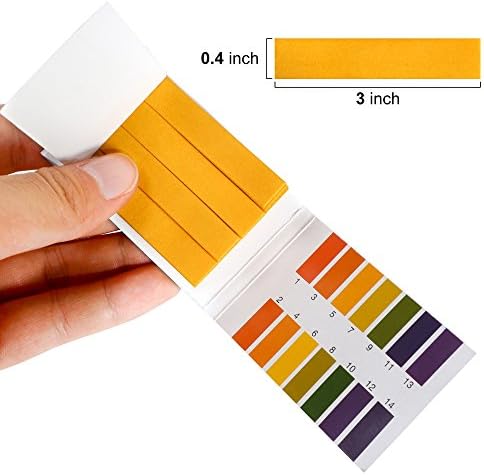 DORABO Litmus PH Test Strips Universal, PH Test Paper Strips For Test Body Acid Alkaline pH Level, S