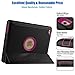 SEYMAC stock Case for iPad 2/3/ 4, 3 Layer, AUTO Sleep/Wake Protective Cover for iPad 4th Gen, iPad 3 & iPad 2 (Rose)