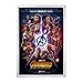 SnapeZo Movie Poster Frame 27x40 Inches, Silver 1.2 Inch Aluminum Profile, Front-Loading Snap Frame, Wall Mounting, Premium Series