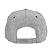 DALIX Premium Wool Blend Hat Flat Bill Cap Snapback Black Dark Gray Maroon Light