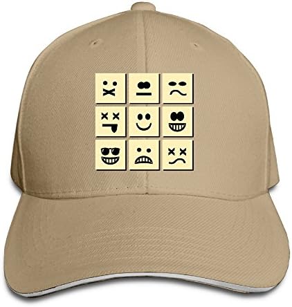 Post It Faces Smileys Post Its Baseball Cap That Will Fit Your Head Perfect