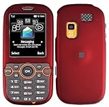 NEW RED RUBBERIZED HARD CASE COVER FOR TMOBILE SAMSUNG GRAVITY-2 T469 T404