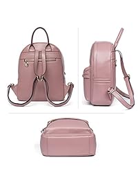 BOSTANTEN Mochila de cuero para mujer Monedero Satchel Bolsas de viaje de hombro para mujer