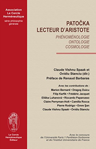 Patočka lecteur d'Aristote