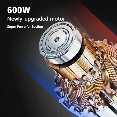 18000Pa Handheld Vacuum Cleaner, Home Stick Vacuum Cleaner Corded, Adjustable Lightweight 3 in 1 Vacuum with HEPA Filter, Strong Suction,600W 1.5L For Pet/Car/Household Hard wood Floor Carpet