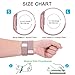 Find-MyWay Replacement Compatible with Charge 3 Bands/Charge 3 SE Metal Bands Wristband Accessory Magnetic Breathable Sport Bracelet Strap Small & Large for Women Men Silver Rose Gold 10 Colors