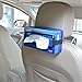 Tianmei Auto Accessories Car Sun Visor Tissue Box Holder Paper Towel Napkin Box Cover Seat Back Bracket Portable Car Mount Organizer (Black)