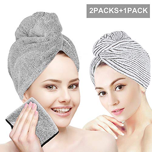 Organic Bamboo Hair Towel Wrap