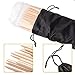 Bamboo Marshmallow S'mores Roasting Sticks 36 Inch 5mm Extra Long Heavy Duty Wooden Skewers, 110 Pieces. Perfect for Hot Dog Kebab Sausage, WITH REUSABLE BAG! Safe 100% Biodegradable
