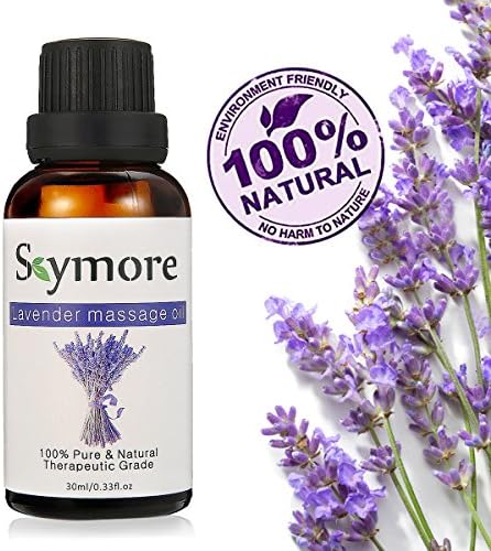 Body Massage Oil Lavander, 100% Pure & Natural Ingredients, Essential Oils for Therapeutic Massaging---Anti-Aging, Relaxation, Headache Relief, Improve Insomnia