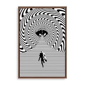 Framed Geometric Pattern Home Artwork for Living Room Bedroom