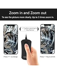 TODSKOP 1944P   Cámara de vigilancia inalámbrica de 5 MP con motor semirrígido IP67, para Android iOS, iPhone, Samsung, iPad y tableta (32.8 ft)